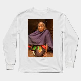 Lady of Varanasi 01 Long Sleeve T-Shirt